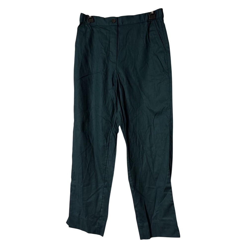 NWT Banana Republic Womens Linen Blend Stretch Tapered Ankle Pants Size Small
